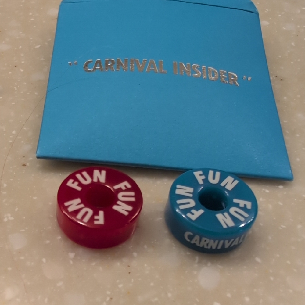 Carnival Insider Fun Barrels Set - Blue and Red